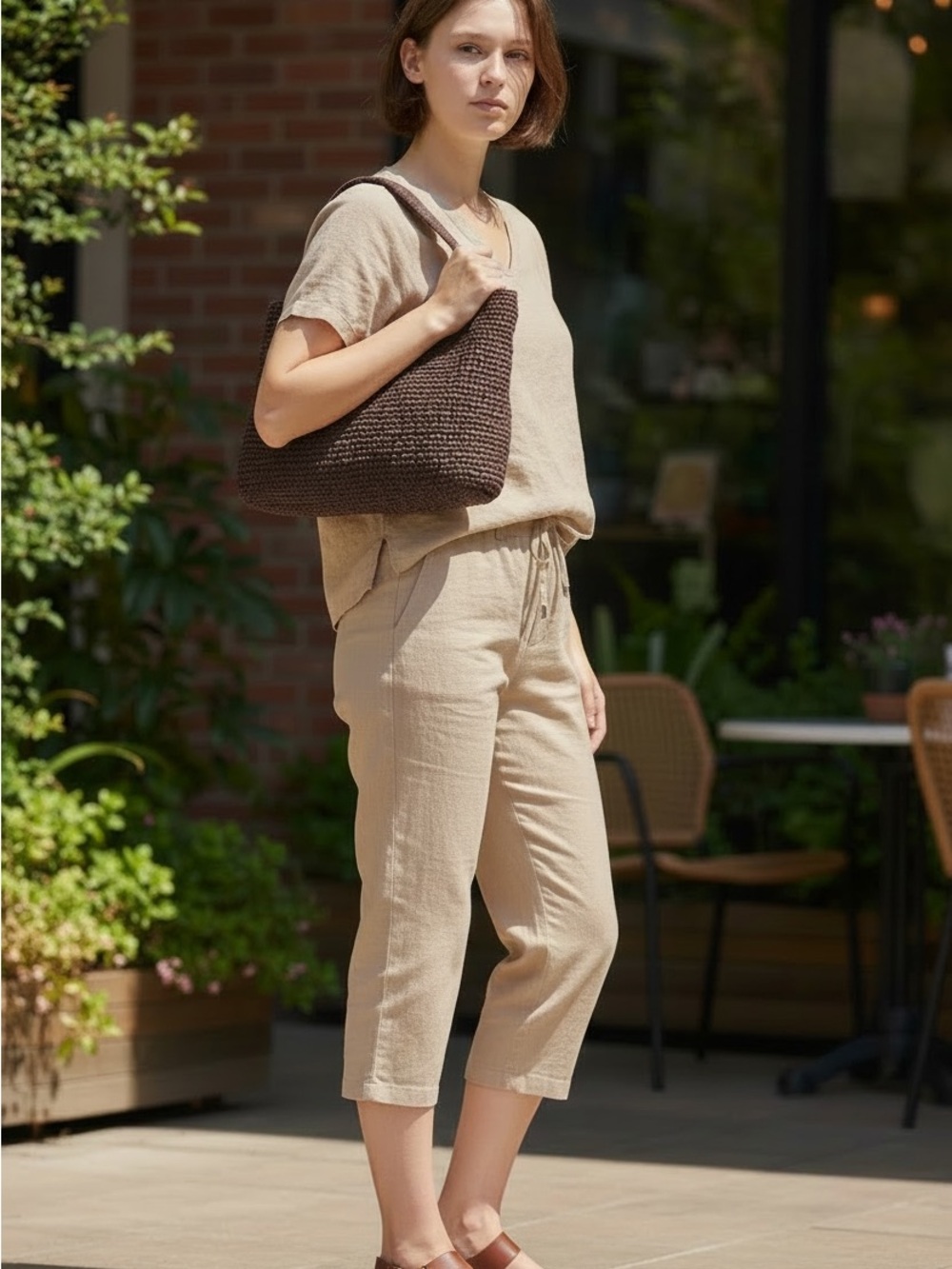 NEW Tommy Bahama Dark Brown Woven Raffia Tote Hobo Handbag - Picture 15 of 16